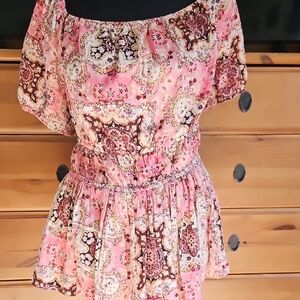 Floral Pink Women's Top